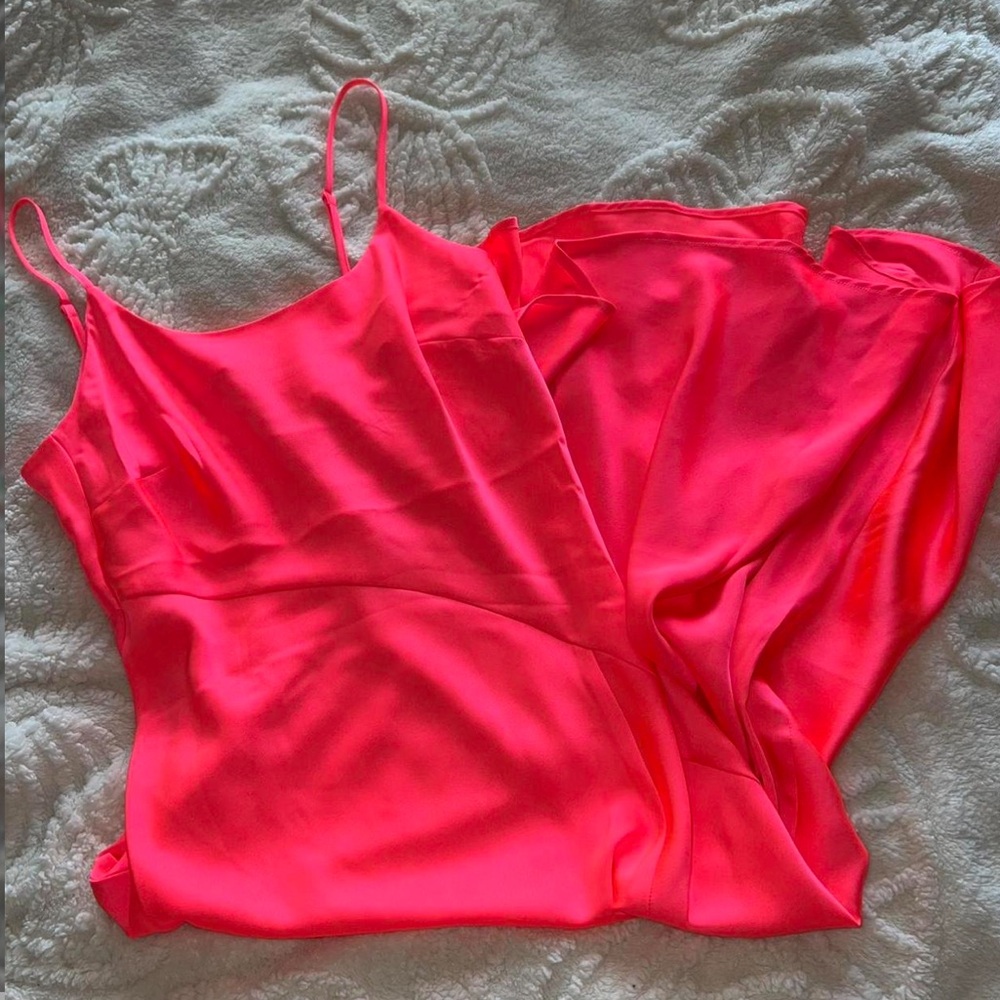 A New Day Bright Pink Slip Dress